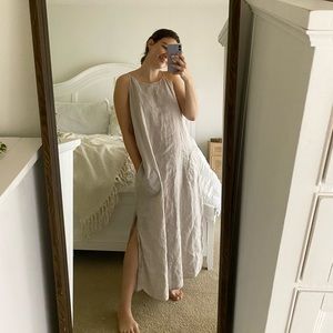 Beautiful linen dress made by Laura Bianchi in Italy